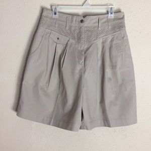NWT Together Shorts Net Detail Flap/Slit Pockets